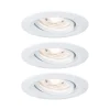 Paulmann Inbouwspot Nova Mini Mat Wit Rond 4W Kantelbaar 3st