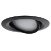 Paulmann Inbouwspot Nova Plus Zwart Rond 6W Kantelbaar 3st