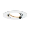 Paulmann Inbouwspot Nova Plus Mat Wit Chroom Rond 6W Dimbaar Kantelbaar IP65