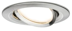 Paulmann Inbouwspot Nova Plus Staal Geborsteld Rond 6W Dimbaar Kantelbaar