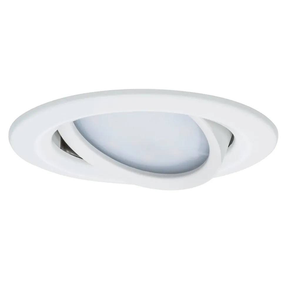 Paulmann Inbouwspot Nova Plus Mat Wit Rond 6W Dimbaar Kantelbaar IP65