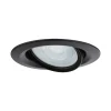 Paulmann Inbouwspot Nova Plus Mat Zwart Rond 35W Dimbaar Kantelbaar IP65