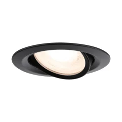 Paulmann Inbouwspot Nova Plus Mat Zwart Rond 35W Dimbaar Kantelbaar IP65