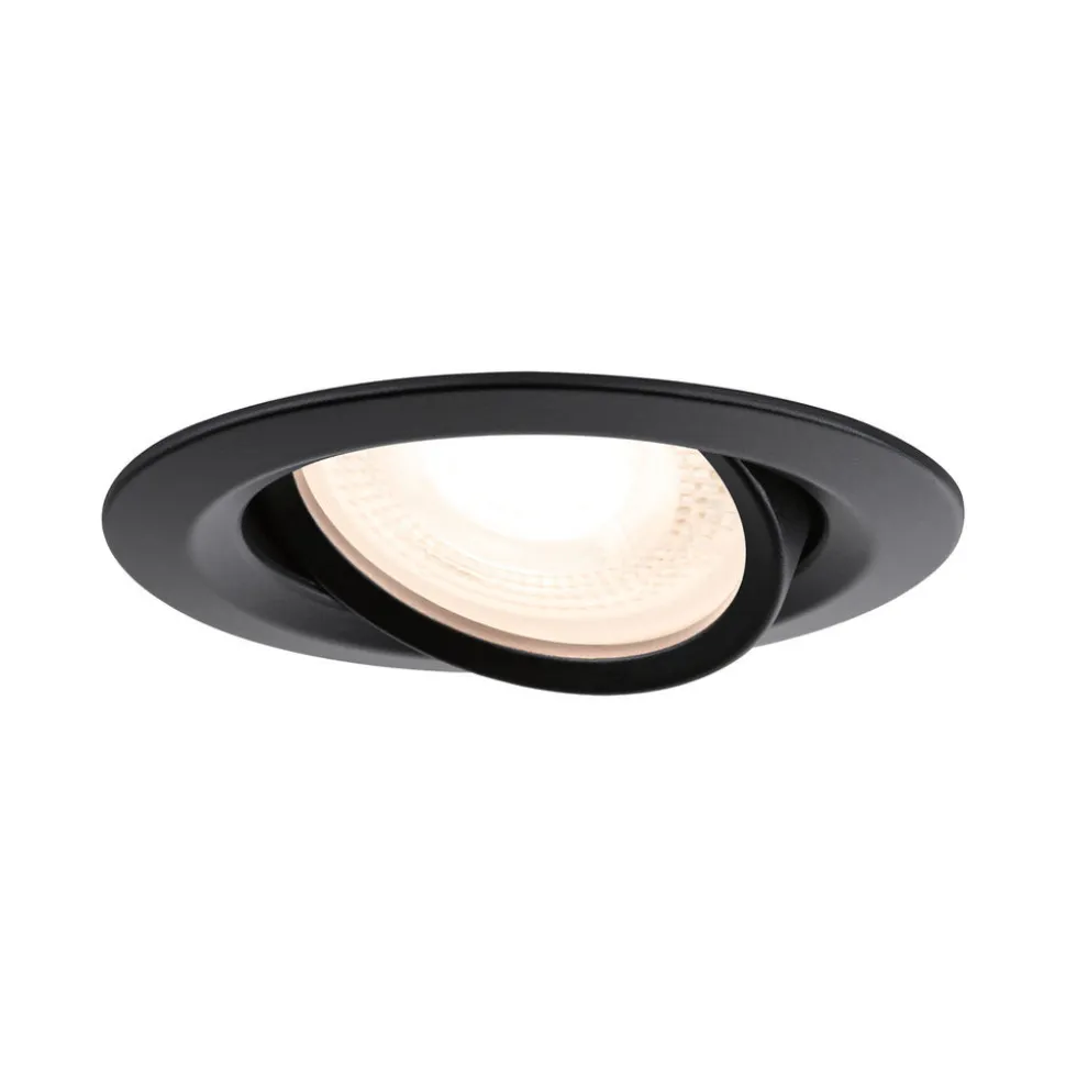 Paulmann Inbouwspot Nova Plus Mat Zwart Rond 35W Dimbaar Kantelbaar IP65