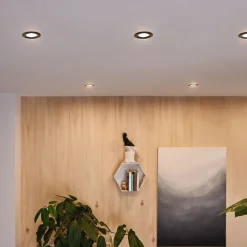 Paulmann Inbouwspot Nova Plus Mat Zwart Rond 35W Dimbaar Kantelbaar IP65