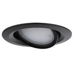 Paulmann Inbouwspot Nova Plus Mat Zwart Rond 6W Dim Kantelbaar IP65 3st