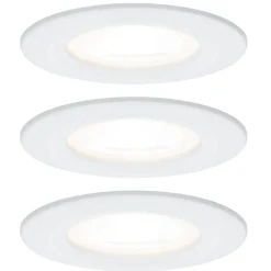 Paulmann Inbouwspot Nova Wit Rond 6,5W IP44 3st