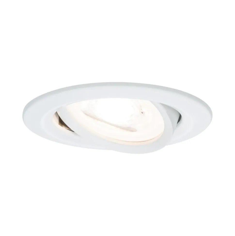 Paulmann Inbouwspot Nova Wit Rond 6,5W 3-Stap Dimbaar Kantelbaar
