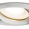 Paulmann Inbouwspot Premium IBL Geborsteld RVS Rond 7W Kantelbaar IP65 3st