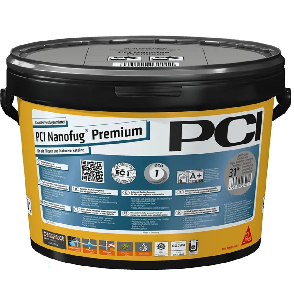 PCI Nanofug Premium Voegmortel Wit Flexibel 5kg