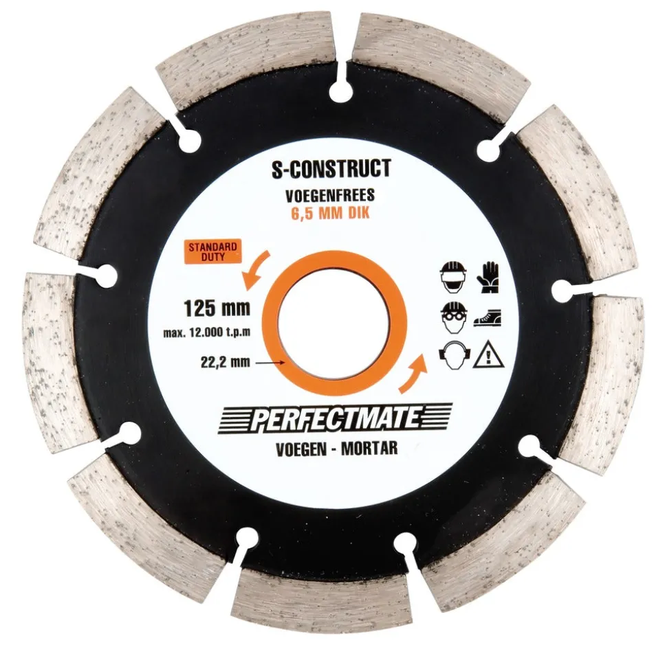 Perfectmate Voegenfrees 125x22,23mm