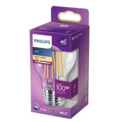 Philips LED Lamp Peer Filament 100W E27 Warmwit Helder