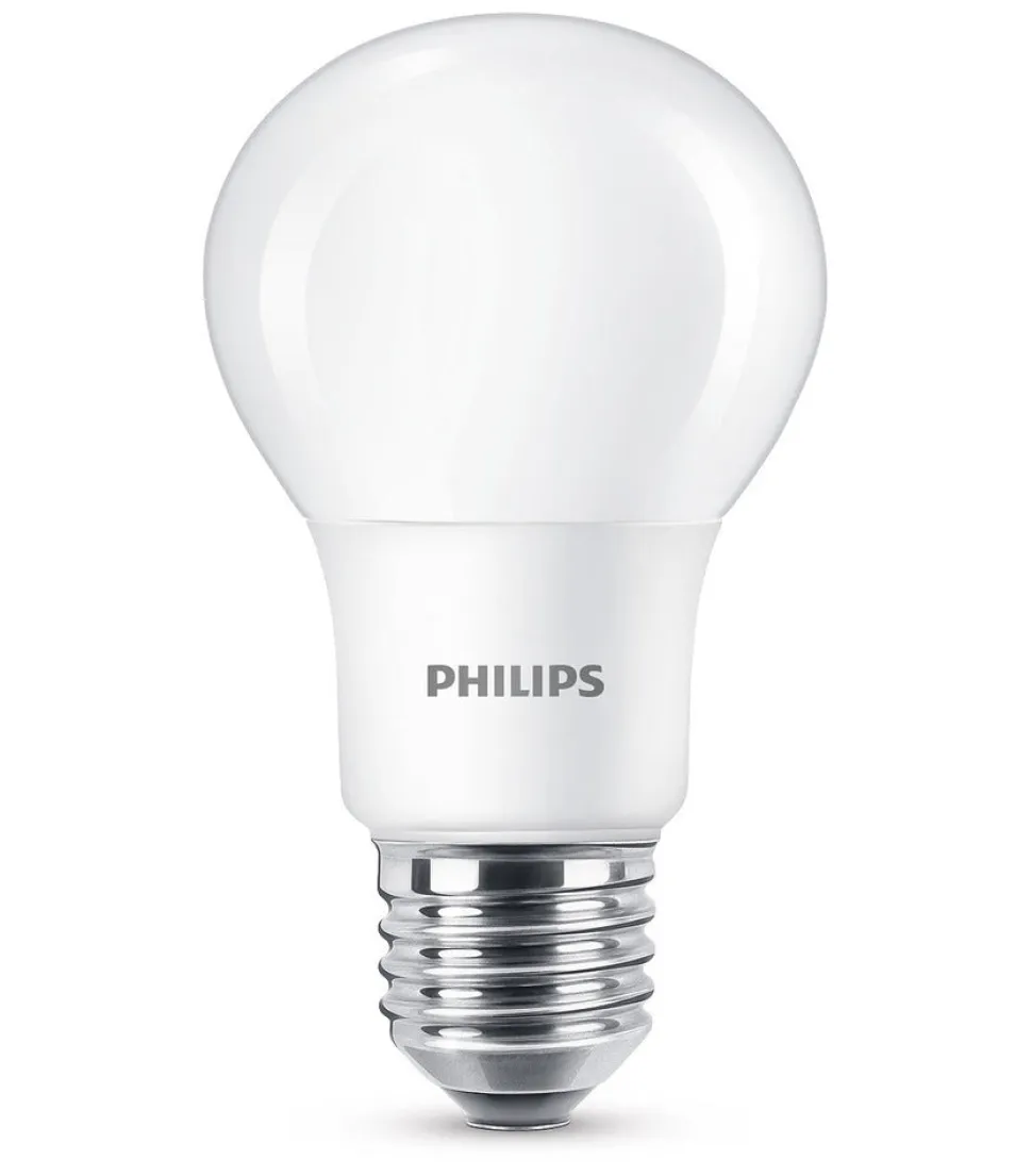 Philips LED Lamp Peer 60W E27 Warmwit Mat 6st