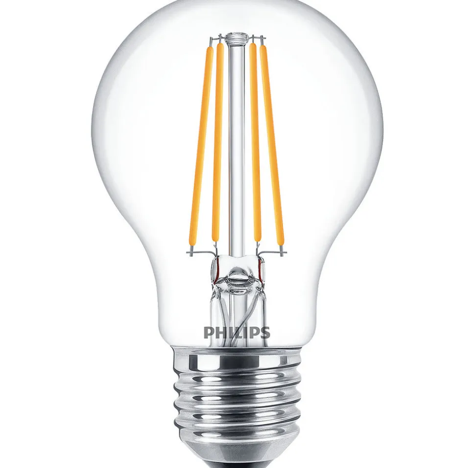 Philips LED Lamp Peer 60W E27 Warmwit Helder 3st
