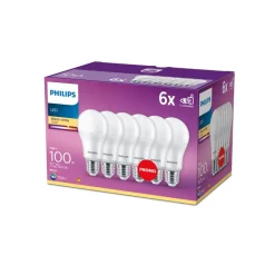 Philips LED Lamp 100W A60 E27 WW FR ND 6CT/4 6st
