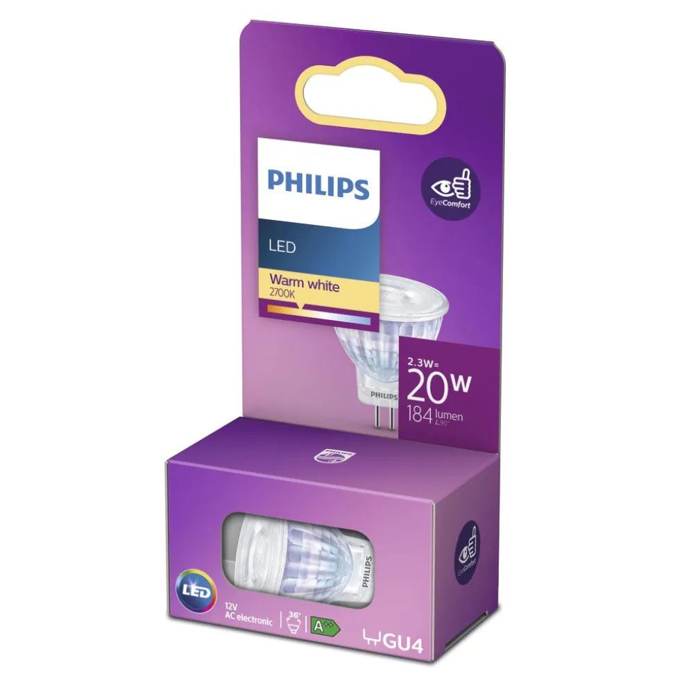 Philips LED Spot Classic 20W GU4 MR11 Warmwit