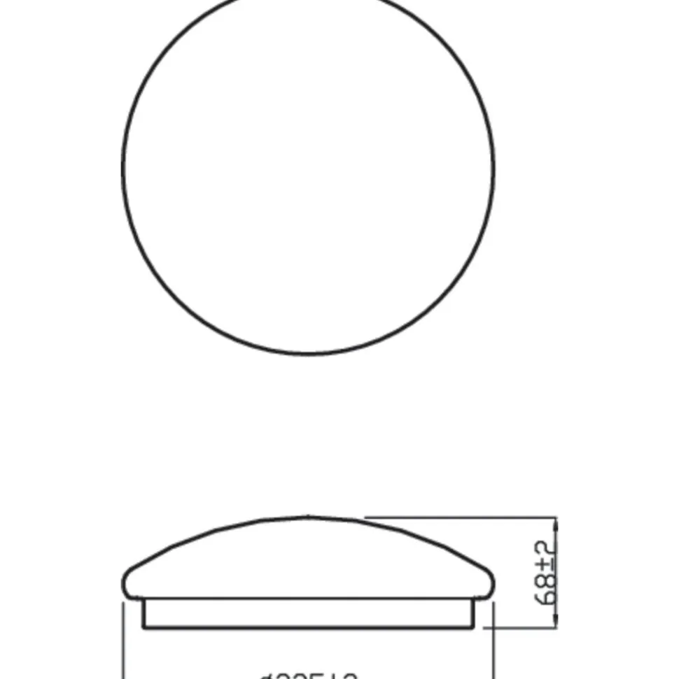 Philips Plafondlamp Moire CL200 Wit Rond Witlicht 6W IP20 Ø22cm