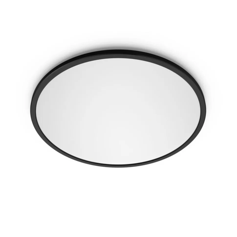 Philips Plafondlamp Superslim CL550 Zwart Rond 15W 3-Staps Dimbaar IP20 Ø25cm