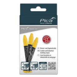 Pica  590/44 Markeerkrijt PRO Geel 12cm 12st
