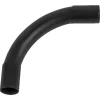 Pipelife Bocht PVC Zwart 5/8 16mm 5st