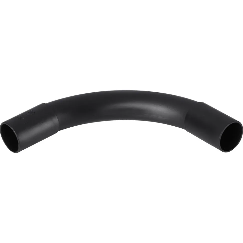 Pipelife Bocht pvc 3/4 zwart 3 stuks