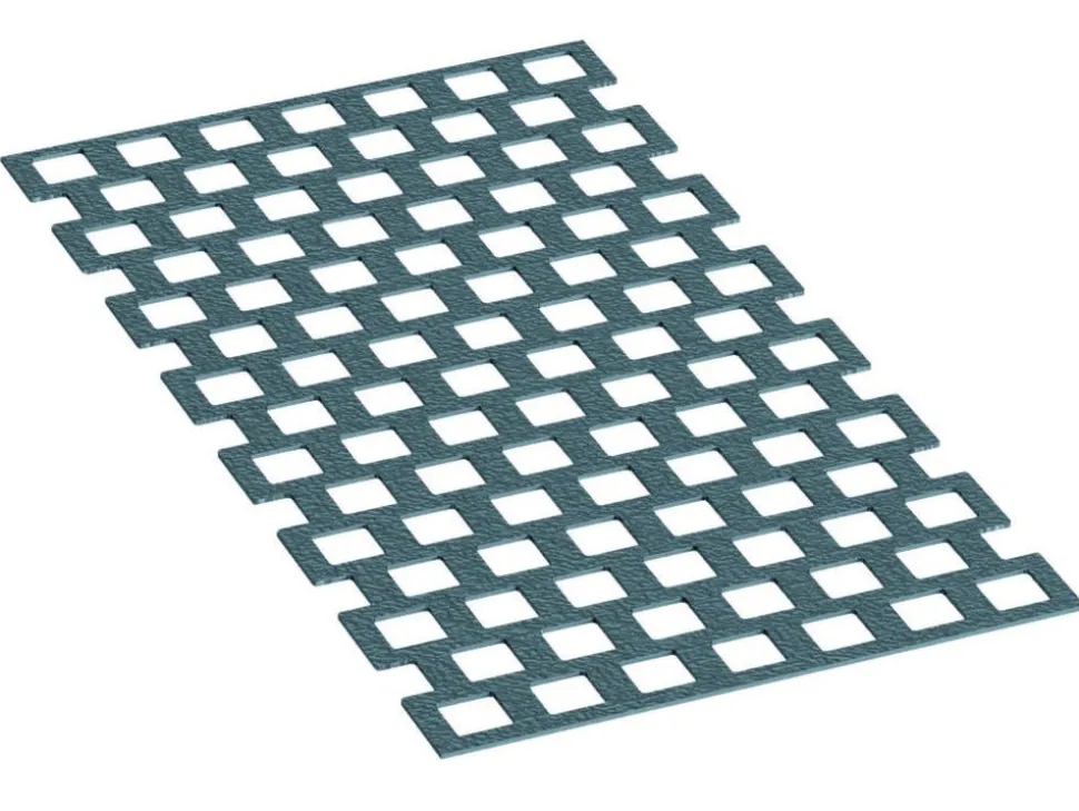 Plaat aluminium geperforeerd 1000x500mm 1mm
