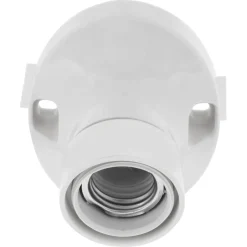 Plafondfitting E27 Schuin 60W Wit