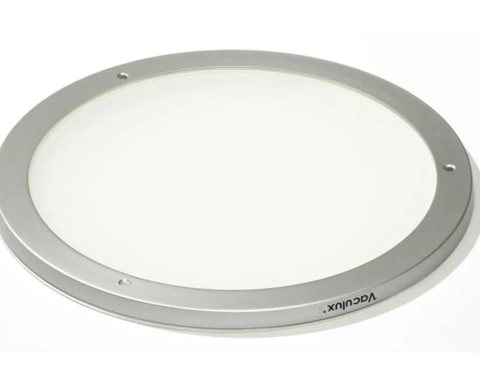 Plafonnière voor daglichtbuis brushed alloy D-250