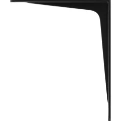 Plankdrager Model 13 Aluminium Mat Zwart 250x300mm
