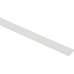 Platprofiel Aluminium Wit