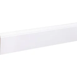 Plint MDF Wit Gelakt Kwartrond RAL 9003 12x79x2440mm FSC Mix 70%