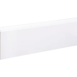 Plint MDF Wit Gelakt Kwartrond RAL 9003 12x119x2440mm FSC Mix 70%