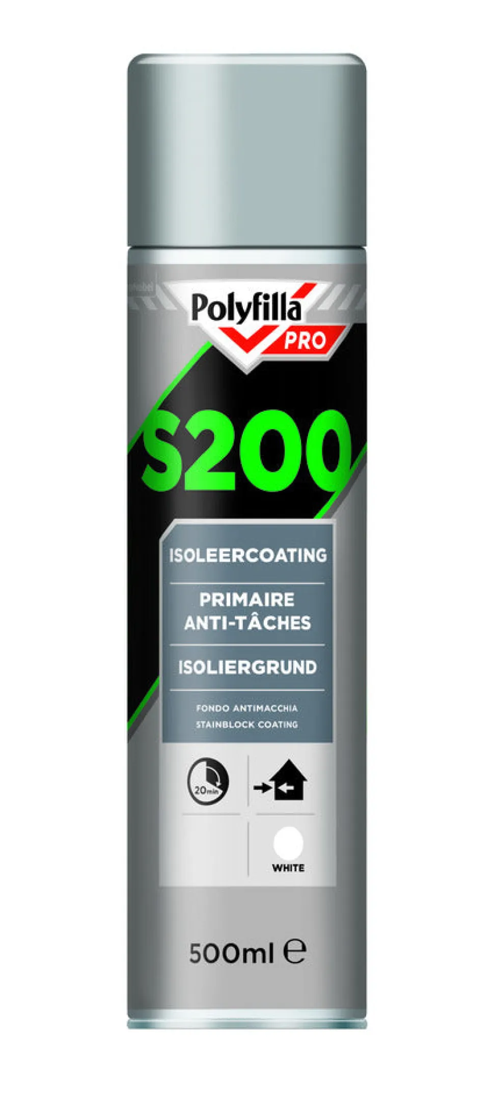Polyfilla Pro Isoleercoating S200 Wit 500ml