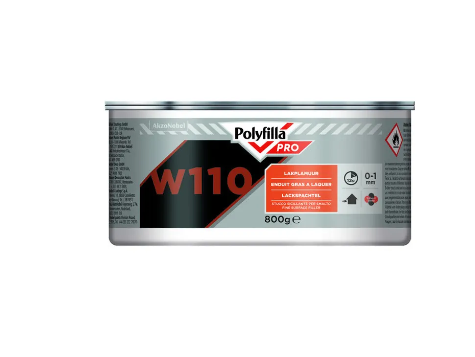 Polyfilla Pro Lakplamuur W110 800gr