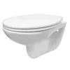 Poseidon Wandcloset Rimless met Toiletzitting Glans Wit