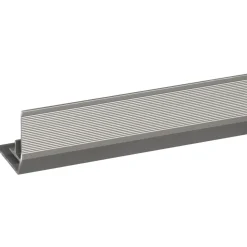 Profiel SPC Paneel Binnenhoek Wall In Titanium 4mm x 2800mm