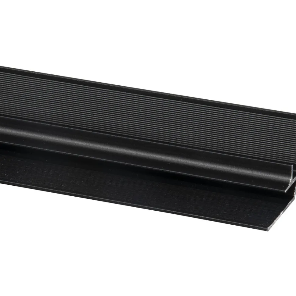 Profiel SPC Paneel Binnenhoek Wall In Zwart Mat 4mm x 2800mm