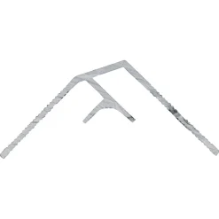 Profiel SPC Paneel Binnenhoek Wall In Zilver 4mm x 2800mm