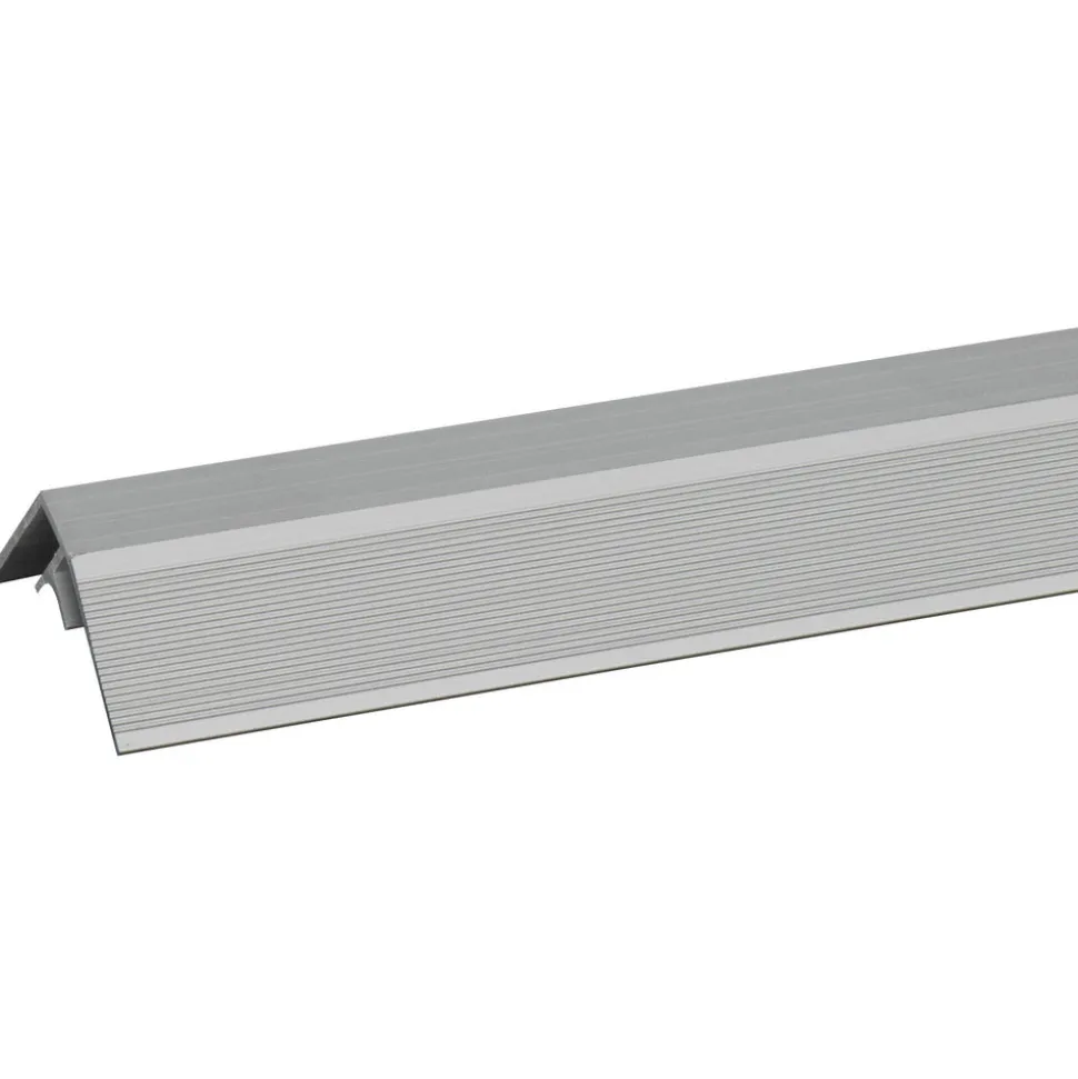 Profiel SPC Paneel Binnenhoek Wall In Zilver 4mm x 2800mm