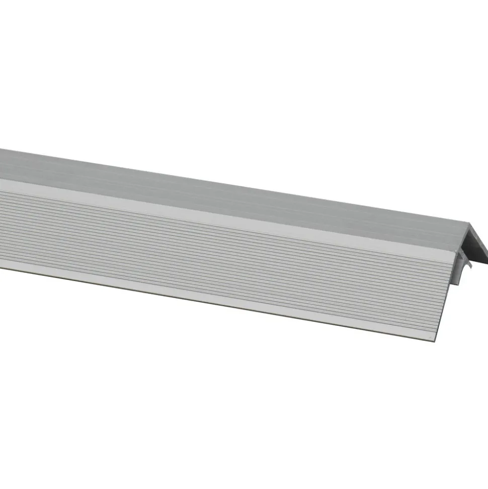 Profiel SPC Paneel Binnenhoek Wall In Zilver 4mm x 2800mm