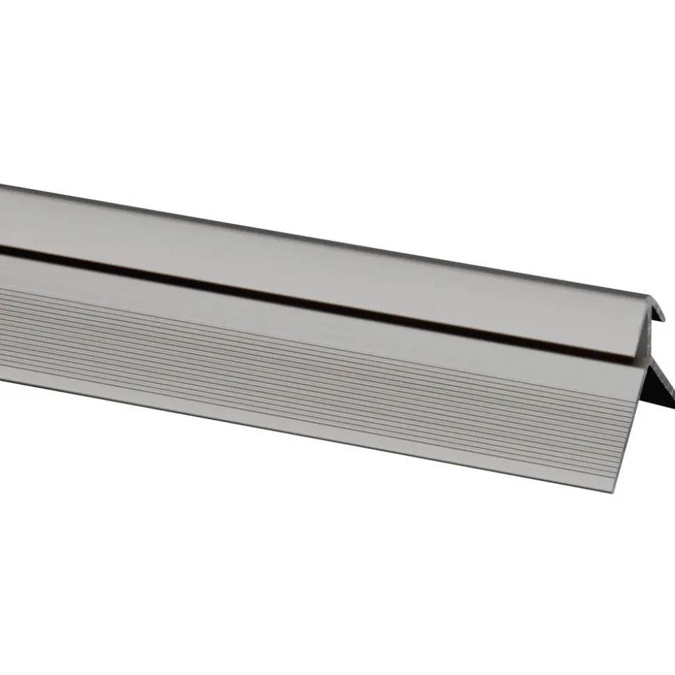 Profiel SPC Paneel Buitenhoek Wall Out Titanium 4mm x 2800mm