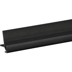 Profiel SPC Paneel Buitenhoek Wall Out Zwart Mat 4mm x 2800mm