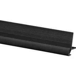 Profiel SPC Paneel Buitenhoek Wall Out Zwart Mat 4mm x 2800mm
