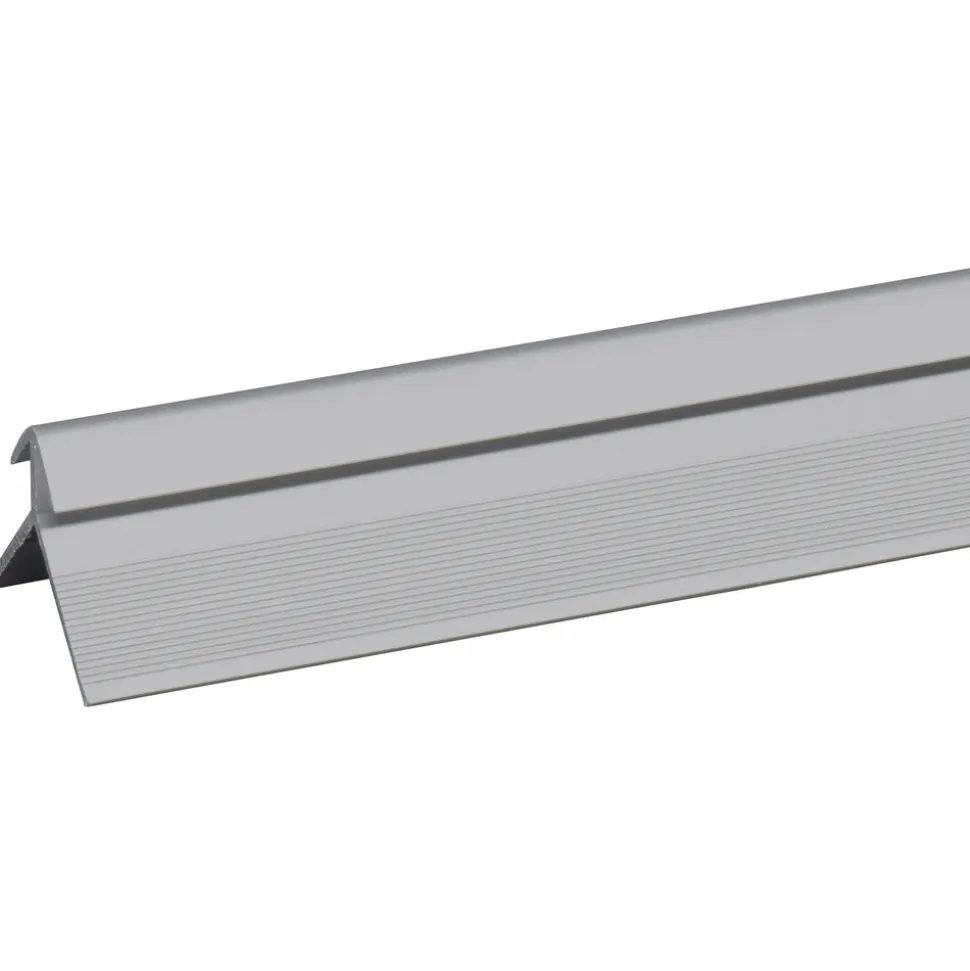 Profiel SPC Paneel Buitenhoek Wall Out Zilver 4mm x 2800mm