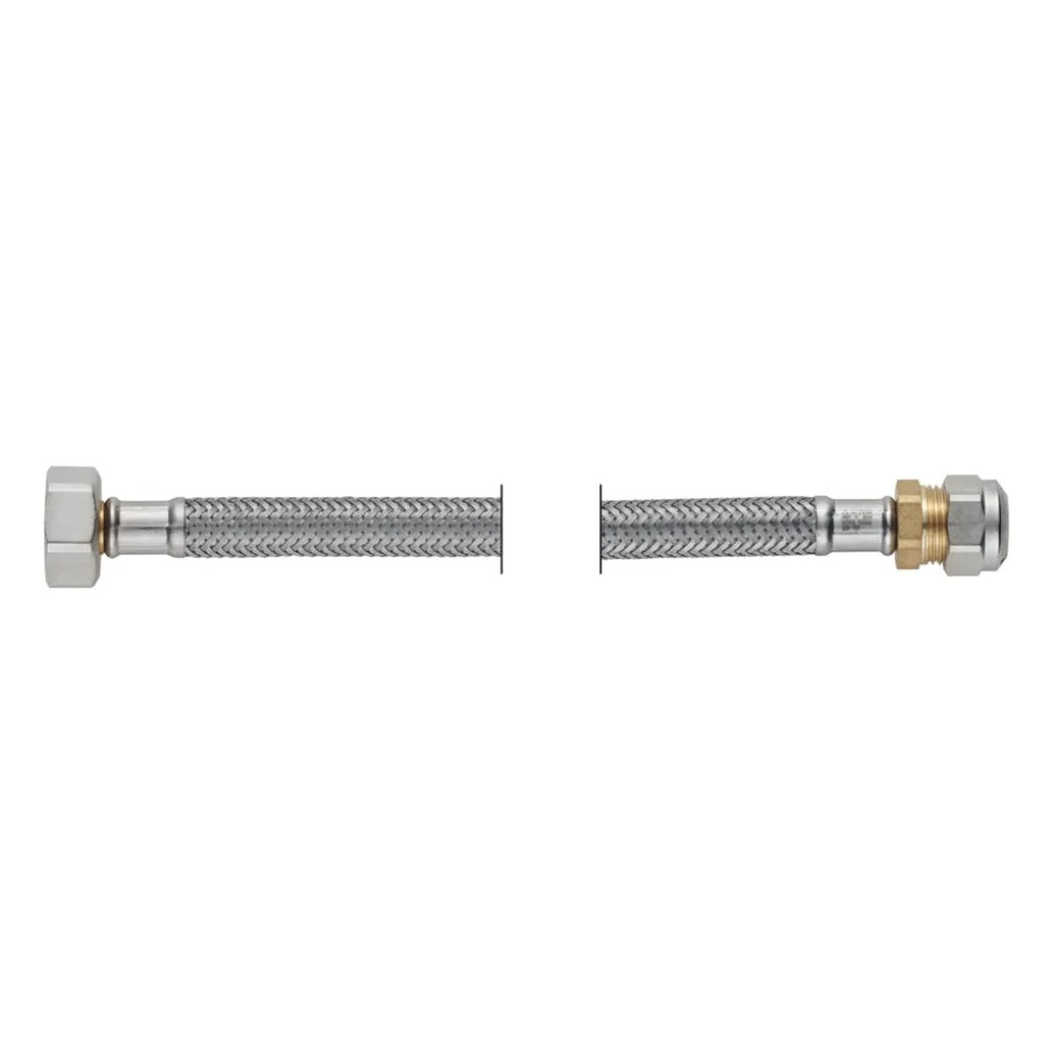 PROFLEX Slang flexibel 10 mm knelkoppeling x 1/2'' binnendraad DN8 lengte: 45 cm
