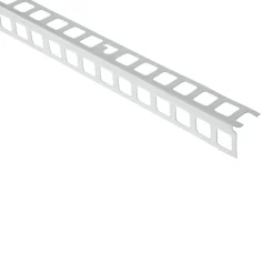 Protektor Hoekprofiel 9104 aluminium wit stucdikte 6 mm 300 cm