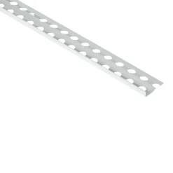 Protektor Stucstopprofiel Aluminium Wit Stucdikte 300cm