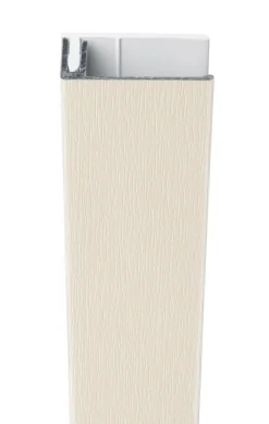 Protex Sense Eindprofiel Aluminium/PVC Crèmewit 3000mm