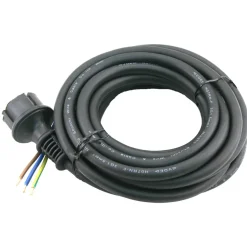 Q-link Aansluitsnoer Neopreen H07RN-F Zwart 5m