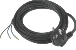 Q-link Aansluitsnoer Zwart 2500W 3x1,0mm2 2,5m Randaarde